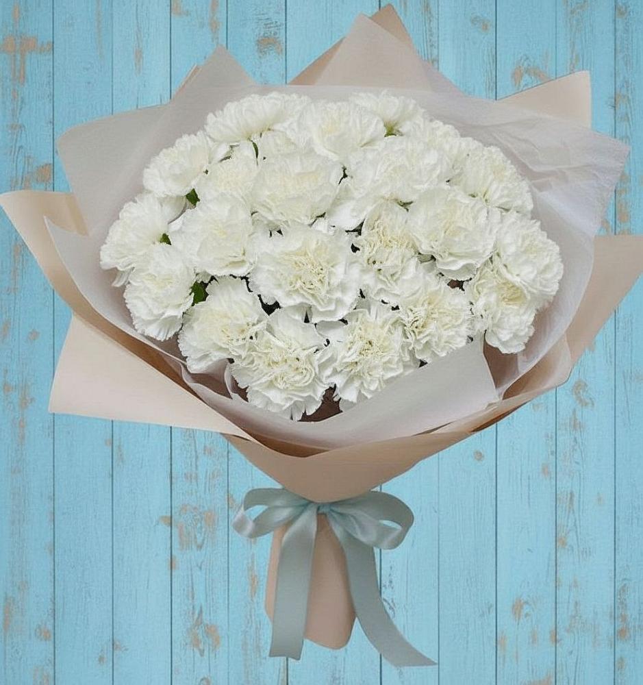 Букет цветов из: Гвоздики в Старобалтачево