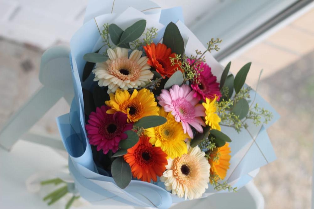 Букет цветов из: Герберы в Старобалтачево