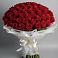 Букет 101 Красная роза Блэк Мэджик в Старобалтачево