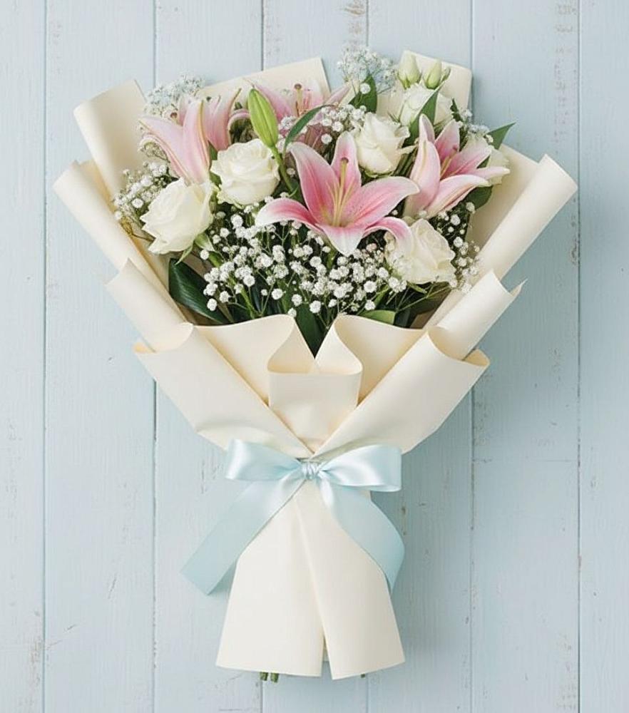 Букет цветов из: Лилии в Старобалтачево