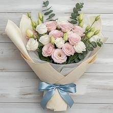 Букет цветов из:  Лизиантусы #REPLACE_PRED# Старобалтачево