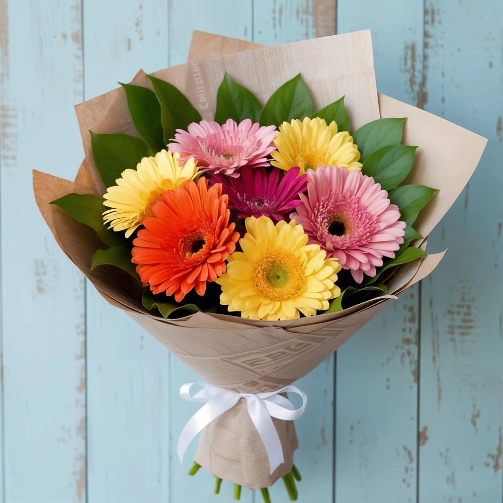 Букет цветов из: Герберы в Старобалтачево