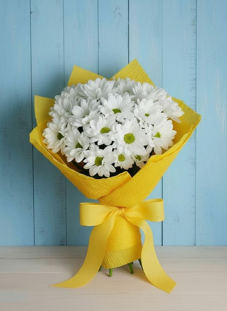 Букет цветов из: Хризантемы в Старобалтачево