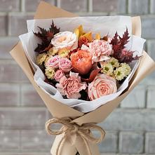 Букет цветов из:  Гвоздики, Хризантемы и Розы #REPLACE_PRED# Старобалтачево