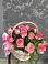 Цветочная композиция из Розы в корзине в Старобалтачево