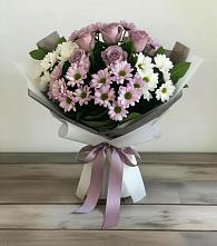 Букет цветов из:  Хризантемы и Розы #REPLACE_PRED# Старобалтачево