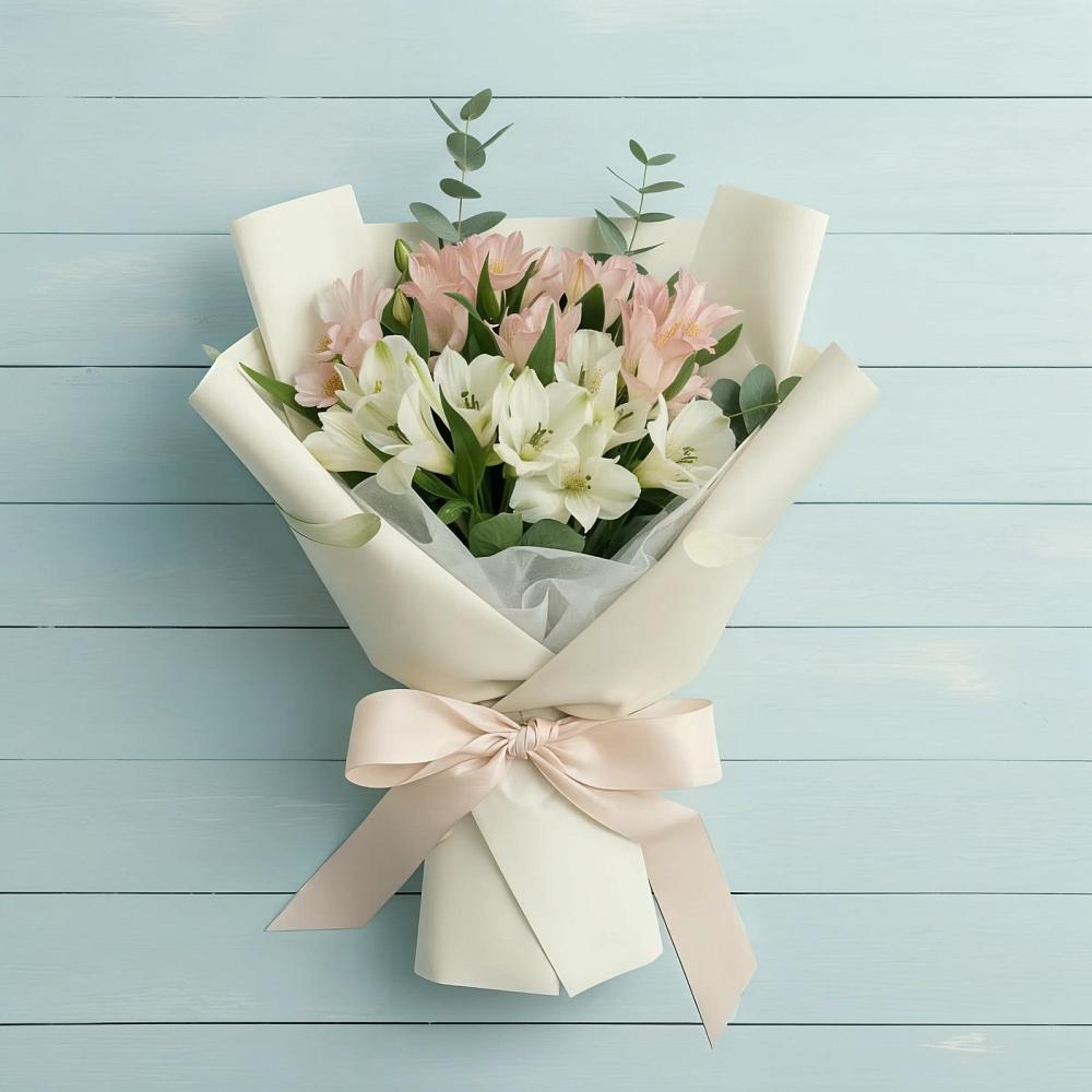 Букет цветов из: Альстромерии в Старобалтачево