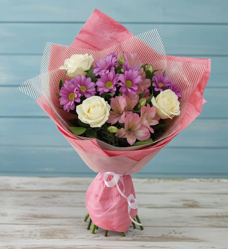 Букет цветов из: Герберы в Старобалтачево