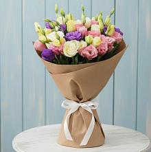 Букет цветов из:  Лизиантусы в Старобалтачево